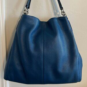 Coach Madison Phoebe Pebbled Shoulder Bag